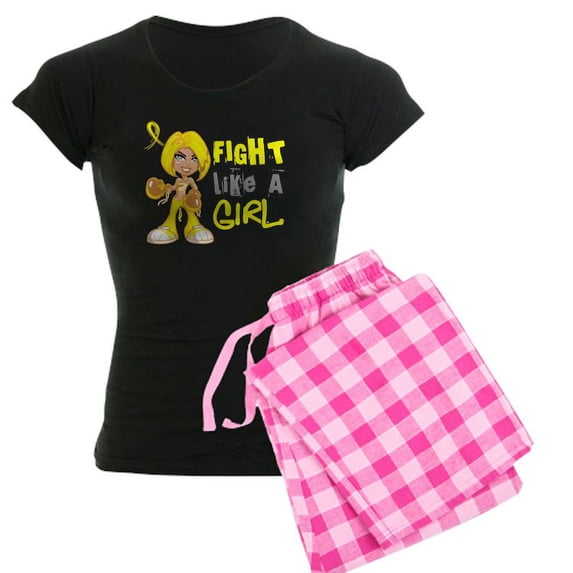 CafePress - Licensed Fight Like A Girl 42. - Women's Dark Pajamas