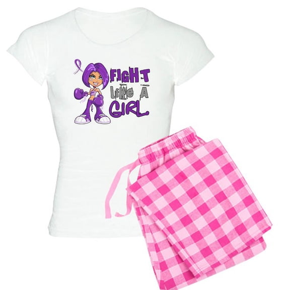 CafePress - Licensed Fight Like A Girl - Women's Light Pajamas