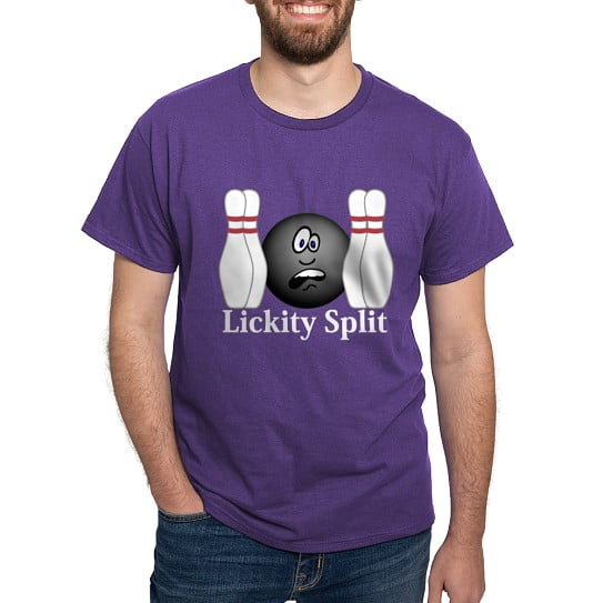 CafePress - Lickity Splits Logo 4 Dark T Shirt Design Front Ce - Men's Classic Cotton T-Shirts