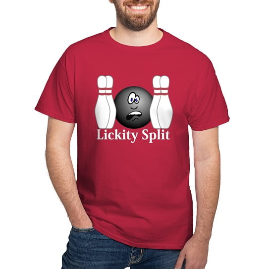 CafePress - Lickity Splits Logo 4 Dark T Shirt Design Front Ce - Men's Classic Cotton T-Shirts