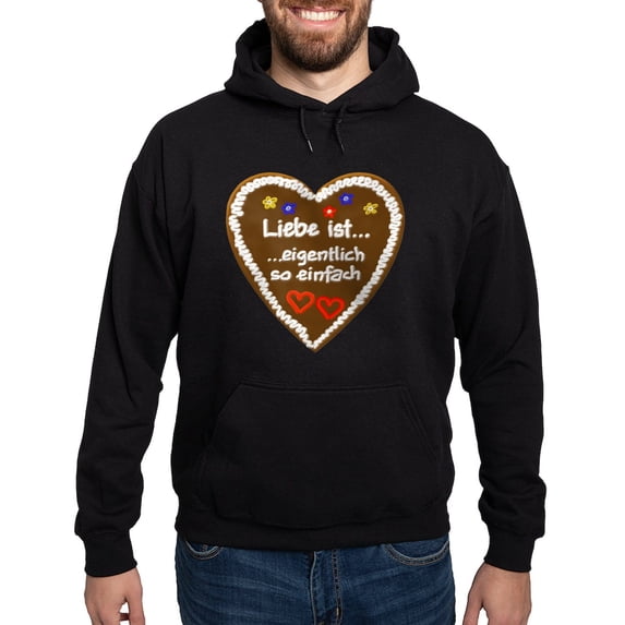 CafePress - Liebe Ist... 2 Hoodie (Dark) - Pullover Hoodie, Classic, Comfortable Hooded Sweatshirt