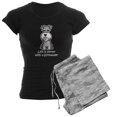 thumbnail image 1 of CafePress - Life Is Better With A Schnauzer Dark - Women's Dark Pajamas, 1 of 4