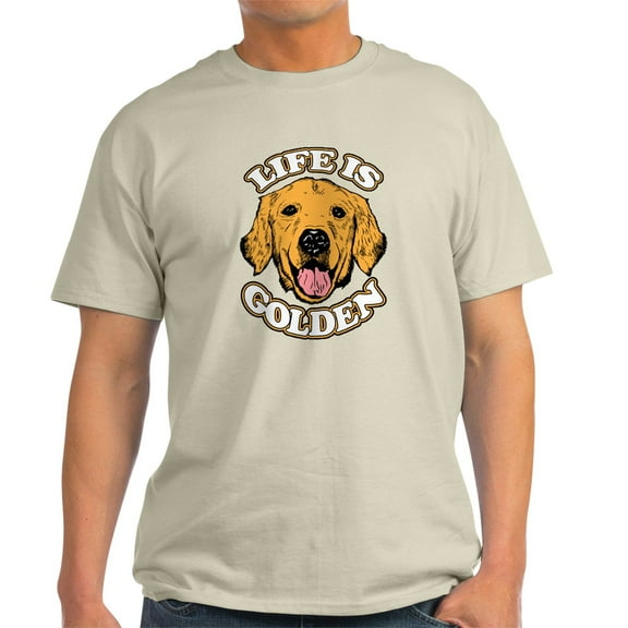 CafePress - Life Is Golden Light T Shirt - Men's Classic Graphic T-Shirt