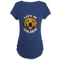 thumbnail image 1 of CafePress - Life Is Golden Maternity Dark T Shirt - Maternity Dark T-Shirt, 1 of 3