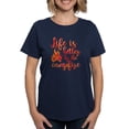 thumbnail image 1 of CafePress - Life's Better Campfire Women's Dark T Shirt - Women's Traditional Fit Dark T-Shirt, 1 of 4