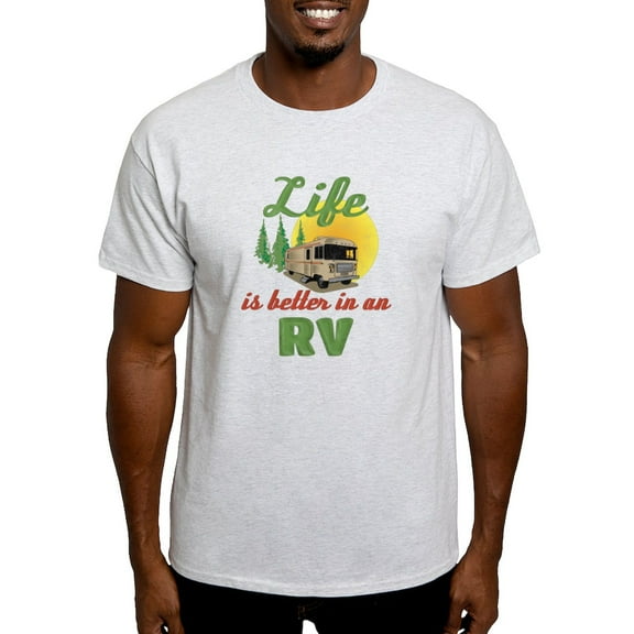 CafePress - Life's Better In An RV Light T Shirt - Men's Classic Graphic T-Shirt