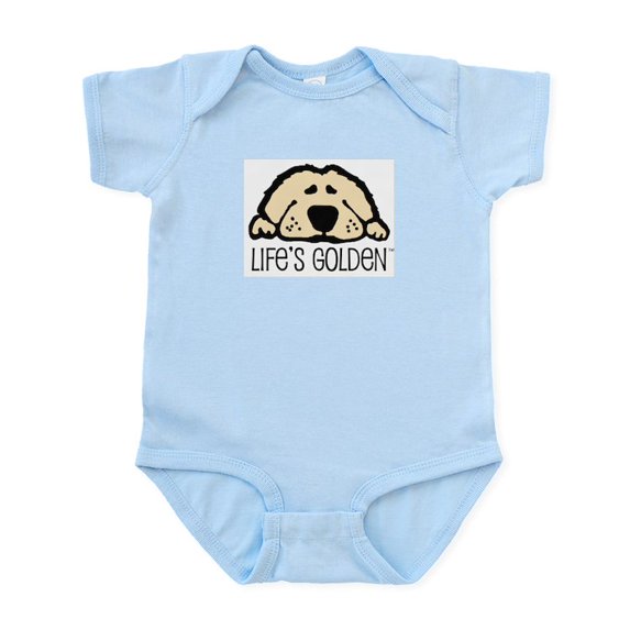CafePress - Life's Golden Infant Creeper - Baby Light Bodysuit, Size Newborn - 24 Months