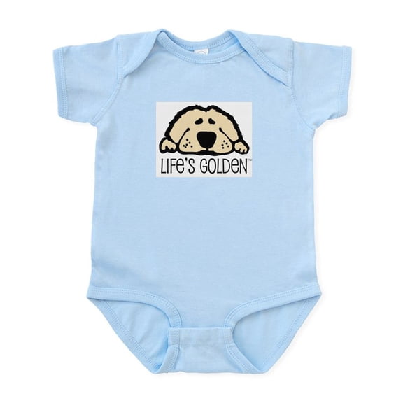 CafePress - Life's Golden Infant Creeper - Baby Light Bodysuit, Size Newborn - 24 Months