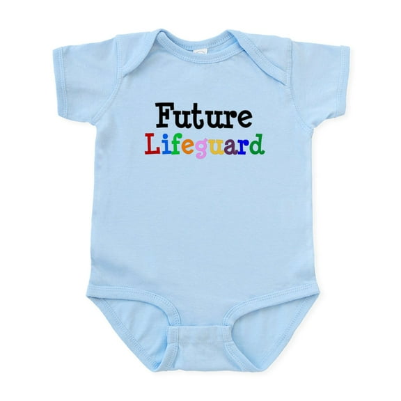 CafePress - Lifeguard Infant Bodysuit - Baby Light Bodysuit, Size Newborn - 24 Months