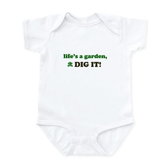 CafePress - Lifesagarden Body Suit - Baby Light Bodysuit, Size Newborn - 24 Months