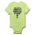 thumbnail image 1 of CafePress - Lift Weights Like My Daddy Body Suit - Baby Light Bodysuit, 1 of 1