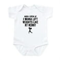 thumbnail image 1 of CafePress - Lift Weights Like My Mommy Body Suit - Baby Light Bodysuit, Size Newborn - 24 Months, 1 of 4