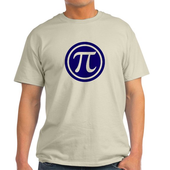 CafePress - Light Color Pi Emblem T Shirt - Men's Classic Graphic T-Shirt