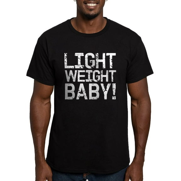 CafePress - Light Weight Baby! Men's Fitted T Shirt (Dark) - Men's Fitted T-Shirt
