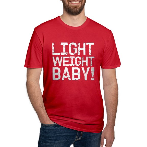 CafePress - Light Weight Baby! Men's Fitted T Shirt (Dark) - Men's Fitted T-Shirt