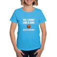 thumbnail image 1 of CafePress - Like A Girl Basketball T Shirt - Women's Traditional Fit Dark T-Shirt, 1 of 4