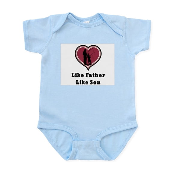 CafePress - Like Father Like Son Infant Bodysuit - Baby Light Bodysuit, Size Newborn - 24 Months