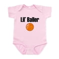 thumbnail image 1 of CafePress - Lil' Baller Infant Bodysuit - Baby Light Bodysuit, Size Newborn - 24 Months, 1 of 4