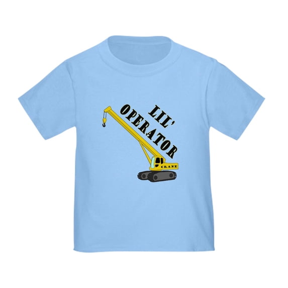CafePress - Lil' Crane Operator Toddler T Shirt - Cute Toddler T-Shirt, 100% Cotton