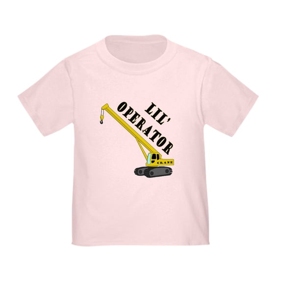 CafePress - Lil' Crane Operator Toddler T Shirt - Cute Toddler T-Shirt, 100% Cotton