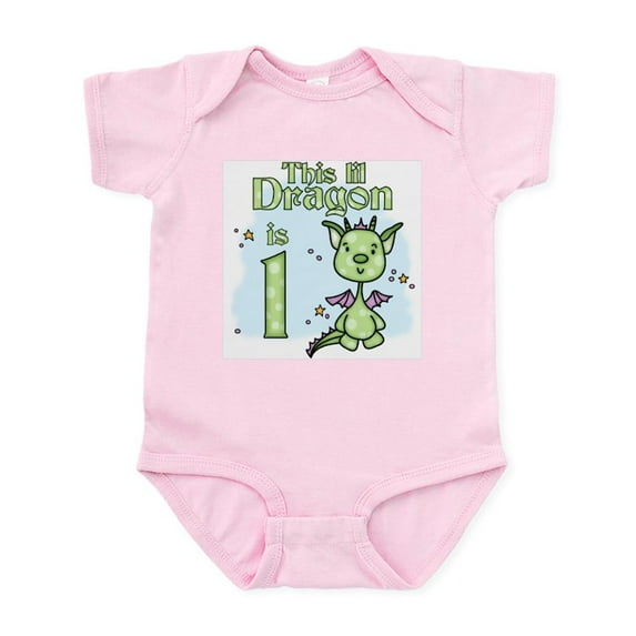 CafePress - Lil Dragon First Birthday Infant Bodysuit - Baby Light Bodysuit, Size Newborn - 24 Months