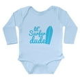 thumbnail image 1 of CafePress - Lil (Little) Surfer Dude! With Surfboard Body Suit - Long Sleeve Cotton Baby Bodysuit, 1 of 4