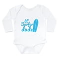 thumbnail image 1 of CafePress - Lil (Little) Surfer Dude! With Surfboard Body Suit - Long Sleeve Cotton Baby Bodysuit, 1 of 4