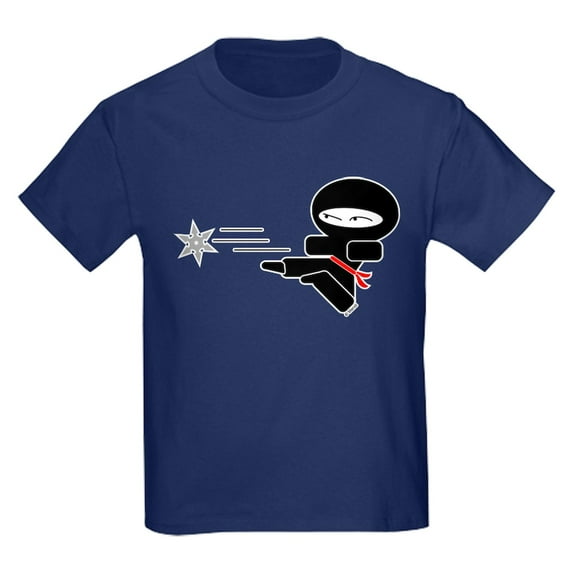CafePress - Lil Ninja Kids Dark T Shirt - Dark T-Shirt Kids XS-XL