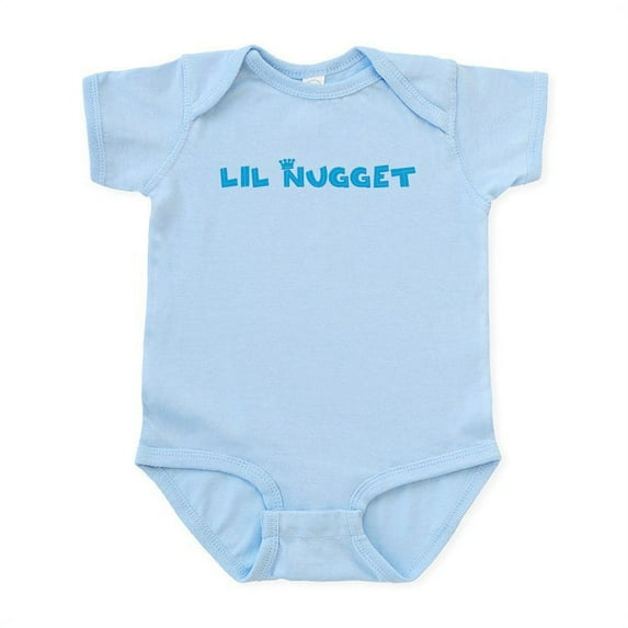 CafePress - Lil Nugget Boys Tee Infant Bodysuit - Baby Light Bodysuit, Size Newborn - 24 Months