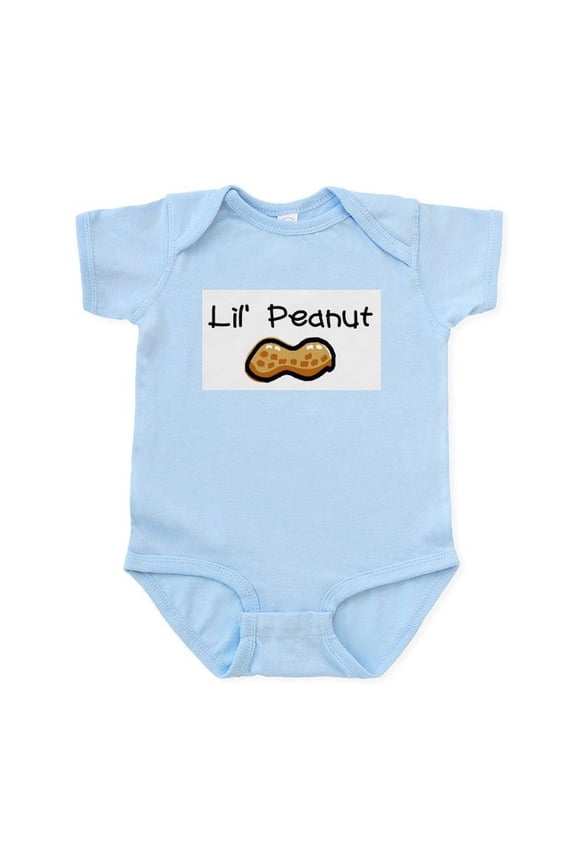 - Lil' Peanut Infant Bodysuit - Baby Light Bodysuit, Size Newborn - 24 Months