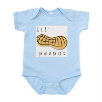 CafePress - Lil' Peanut Infant Creeper - Baby Light Bodysuit, Size Newborn - 24 Months