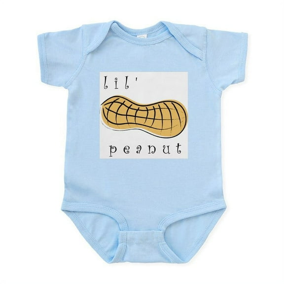 CafePress - Lil' Peanut Infant Creeper - Baby Light Bodysuit, Size Newborn - 24 Months