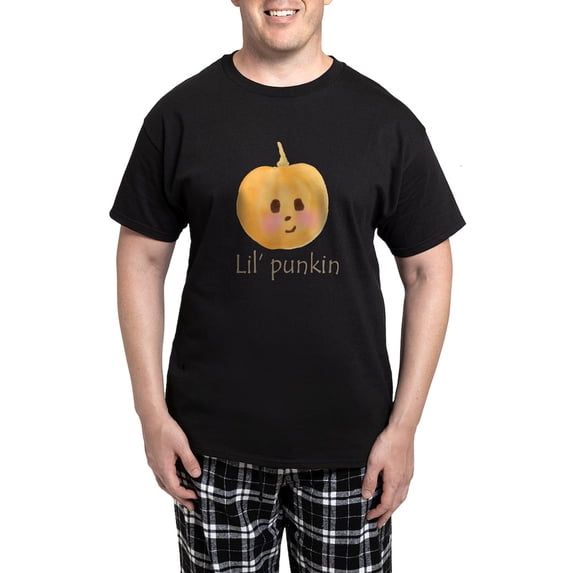 CafePress - Lil' Punkin Pajamas - Men's Dark Loose Fit Cotton Pajama Set