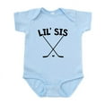 thumbnail image 1 of CafePress - Lil Sis Hockey Body Suit - Baby Light Bodysuit, Size Newborn - 24 Months, 1 of 4