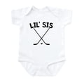 thumbnail image 1 of CafePress - Lil Sis Hockey Body Suit - Baby Light Bodysuit, Size Newborn - 24 Months, 1 of 4