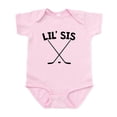 thumbnail image 1 of CafePress - Lil Sis Hockey Body Suit - Baby Light Bodysuit, Size Newborn - 24 Months, 1 of 4