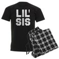 thumbnail image 1 of CafePress - Lil Sis Men's Dark Pajamas - Men's Dark Loose Fit Cotton Pajama Set, 1 of 7
