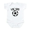 thumbnail image 1 of CafePress - Lil Sis Soccer Body Suit - Baby Light Bodysuit, Size Newborn - 24 Months, 1 of 4