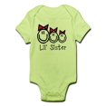 thumbnail image 1 of CafePress - Lil' Sister Of Three (Girls) Infant Bodysuit - Baby Light Bodysuit, 1 of 1