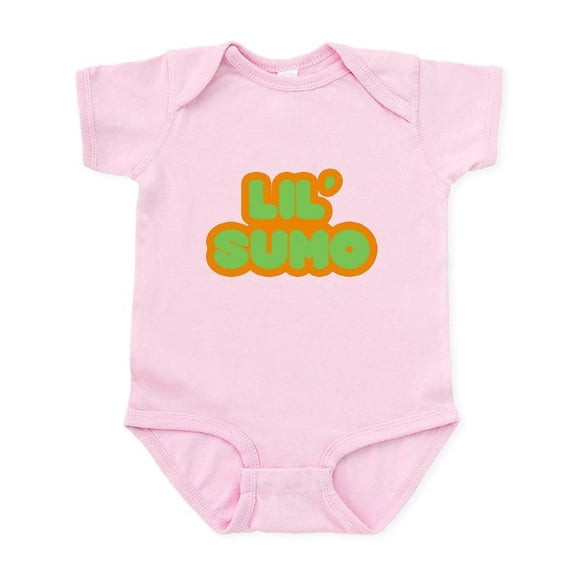 CafePress - Lil' Sumo Infant Bodysuit - Baby Light Bodysuit, Size Newborn - 24 Months