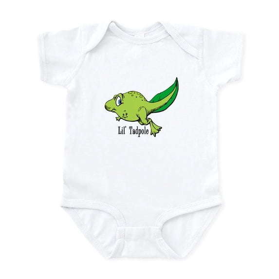 CafePress - Lil Tadpole Infant Creeper - Baby Light Bodysuit, Size Newborn - 24 Months