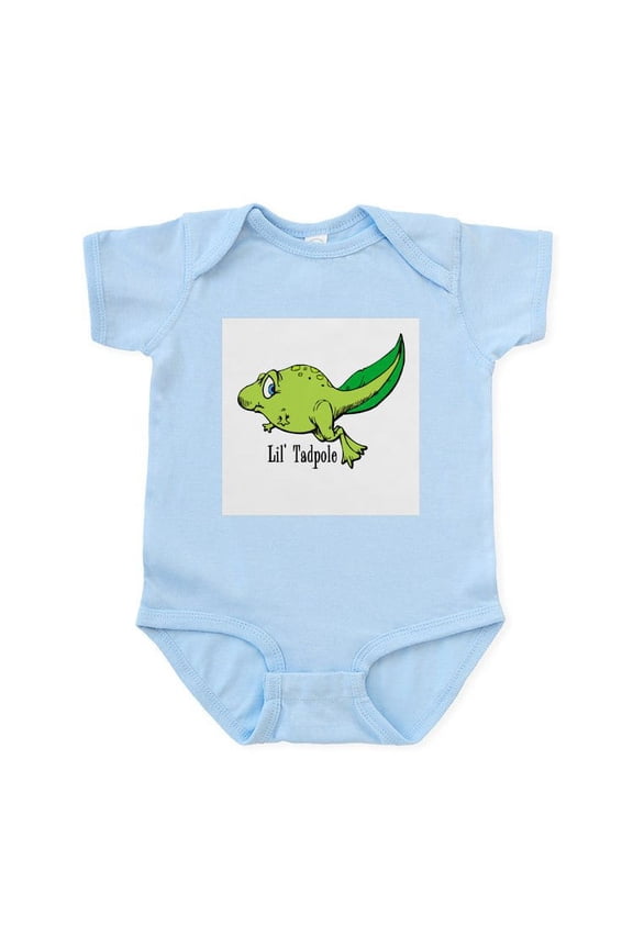 - Lil Tadpole Infant Creeper - Baby Light Bodysuit, Size Newborn - 24 Months