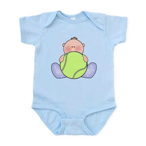 CafePress - Lil Tennis Baby Boy Infant Bodysuit - Baby Light Bodysuit, Size Newborn - 24 Months