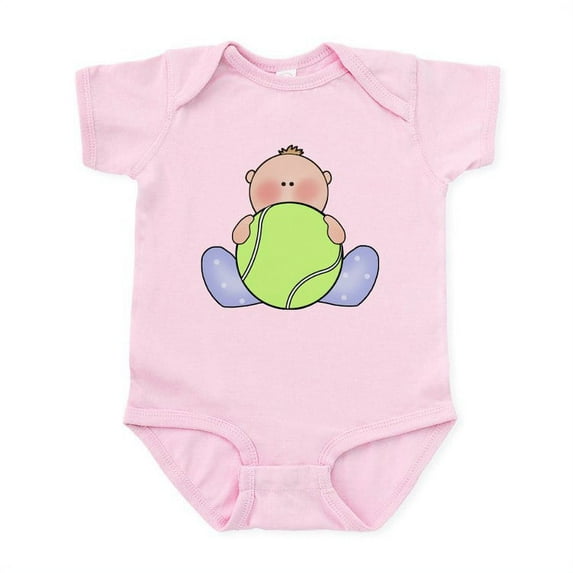 CafePress - Lil Tennis Baby Boy Infant Bodysuit - Baby Light Bodysuit, Size Newborn - 24 Months