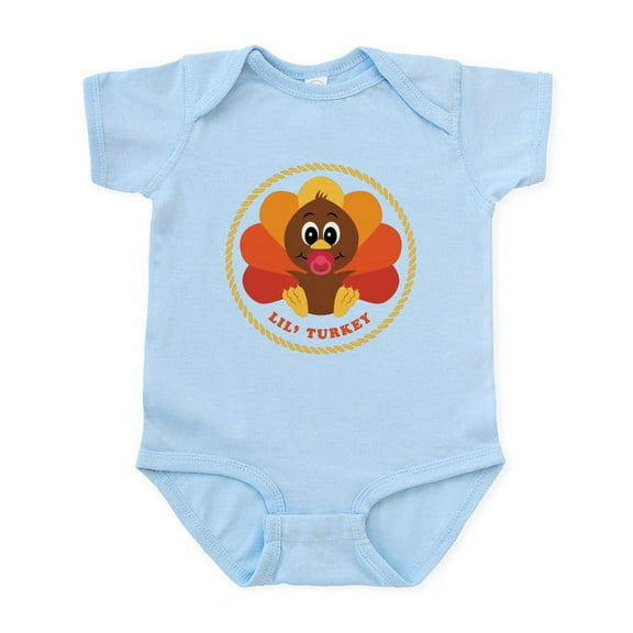 CafePress - Lil' Turkey Infant Bodysuit - Baby Light Bodysuit, Size Newborn - 24 Months