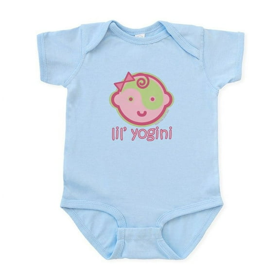CafePress - Lil' Yogini Infant Bodysuit - Baby Light Bodysuit, Size Newborn - 24 Months