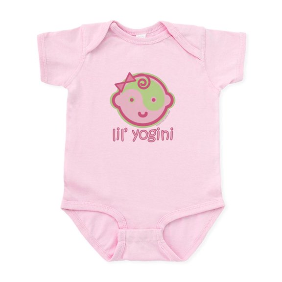 CafePress - Lil' Yogini Infant Bodysuit - Baby Light Bodysuit, Size Newborn - 24 Months