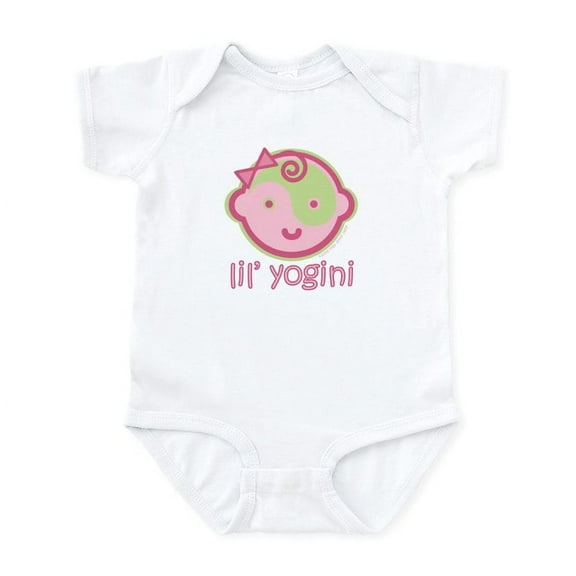 CafePress - Lil' Yogini Infant Bodysuit - Baby Light Bodysuit, Size Newborn - 24 Months