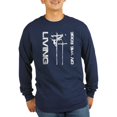 thumbnail image 1 of CafePress - Lineman Living On The Edge Ls Long Sleeve T Shirt - Long Sleeve Dark T-Shirt, 1 of 4