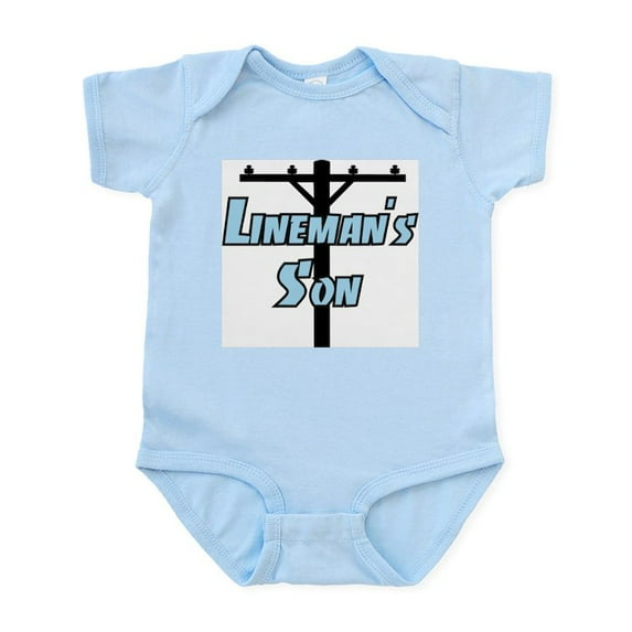 CafePress - Lineman's Son Infant Bodysuit - Baby Light Bodysuit, Size Newborn - 24 Months